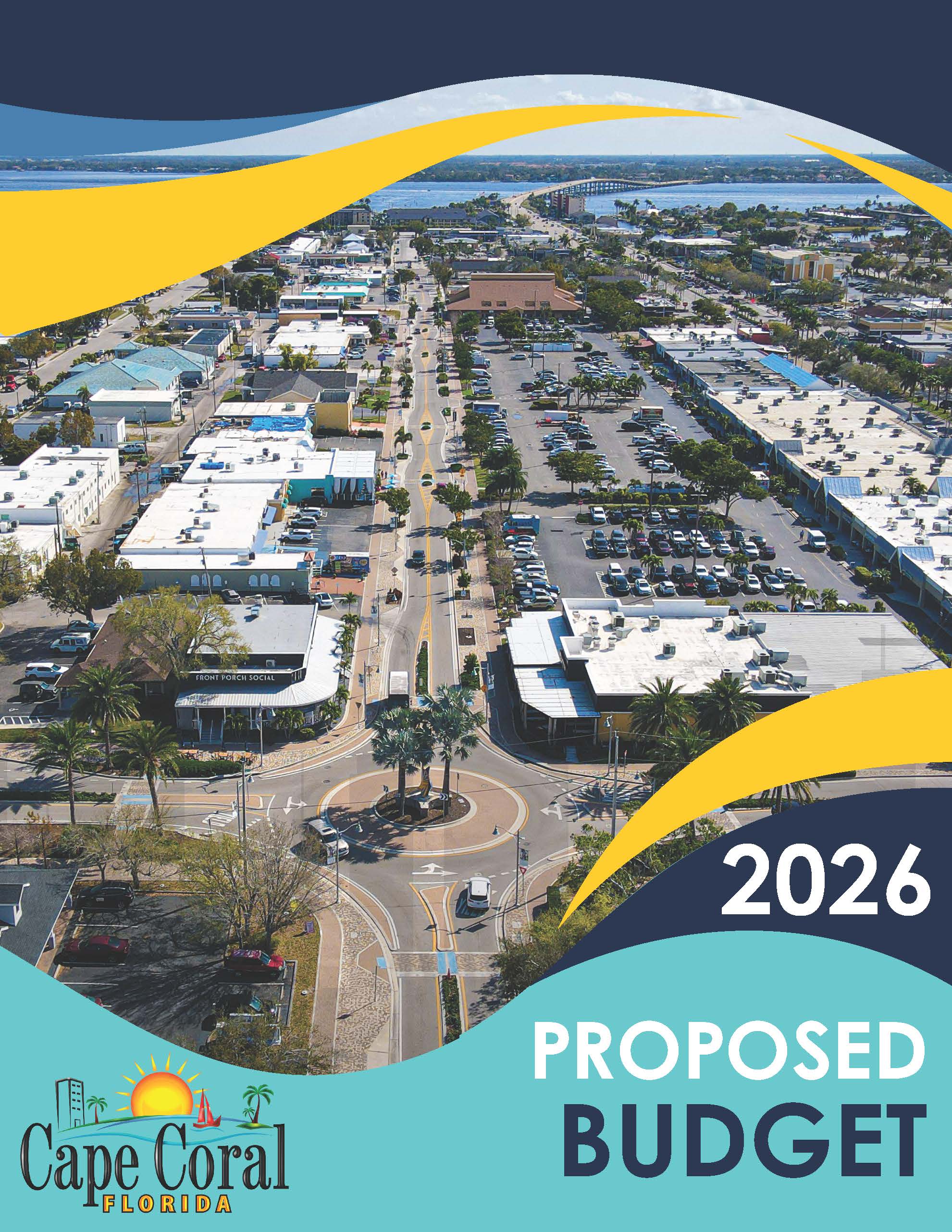 Cover of 2026 Proposed Budget book